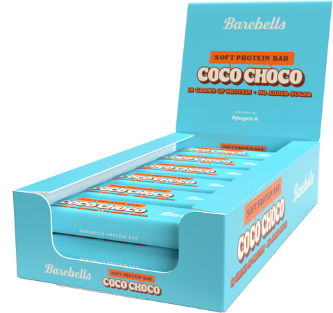 Batoane proteice BAREBELLS SOFT aroma Caramel Coconut Choco | FARA ZAHAR ADAUGAT | cutie 12 buc (preț cu tva inclus)