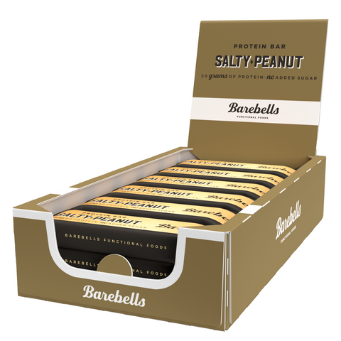 Batoane proteice BAREBELLS aroma salty peanut | FARA ZAHAR ADAUGAT | cutie 12 buc (preț cu tva inclus)
