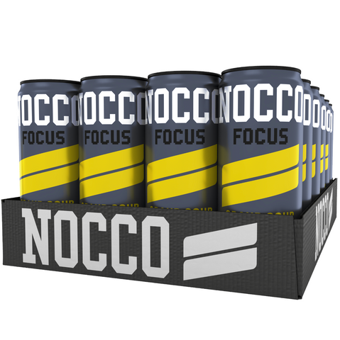 NOCCO FOCUS aroma GRAND SOUR 330ml | fara zahar | cu vitamine, ceai verde si cofeina | bax de 24 buc (SGR), pret cu TVA inclus
