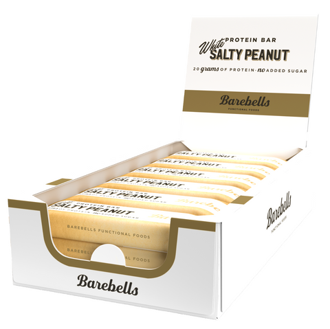 Batoane proteice BAREBELLS aroma White Salty Peanut | FARA ZAHAR ADAUGAT | cutie 12 buc (preț cu tva inclus)