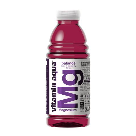 Vitamin Aqua Mg cu aromă de pere și afine, 600 ml 