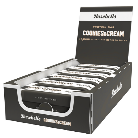 Batoane proteice BAREBELLS aroma cookies & cream