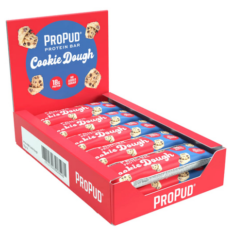 (NOU!) FARA ZAHAR ADAUGAT | Batoane proteice PROPUD aroma biscuiti | 18g proteine/baton | 12 buc/cutie