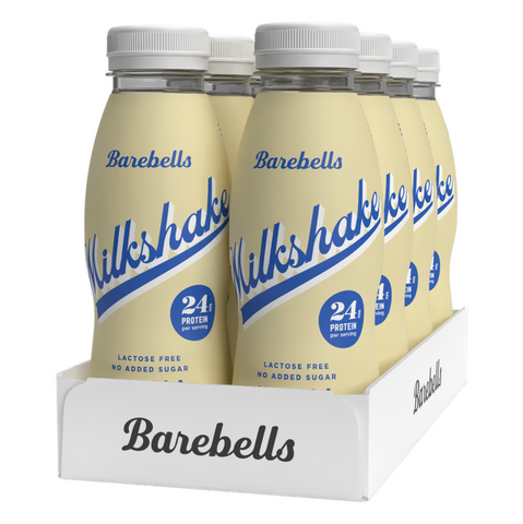 Shake proteic BAREBELLS, aroma vanilie | 330ml | bax de 8 buc (pret cu tva inclus)