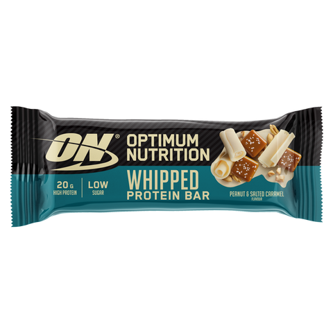 Batoane proteice Optimum Nutrition bar | peanut salted caramel | 20g proteine/baton | 10 buc/cutie