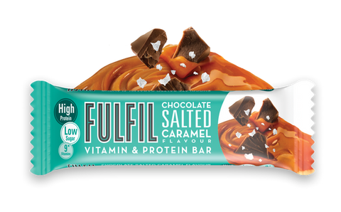 Batoane proteice + Vitamine | Fulfil Nutrition | salted caramel