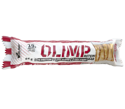 Olimp Sport Nutrition | Batoane proteice Cherry (cirese si ciocolata alba) (20g proteine/baton) 12 buc x 64g