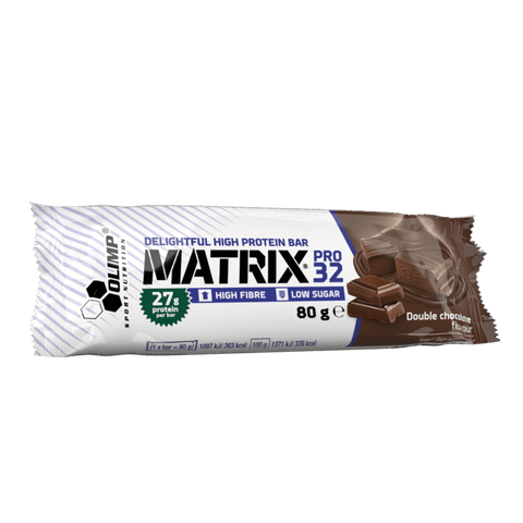 Olimp Sport Nutrition | Batoane proteice Matrix Pro 32 (27g proteine/baton), aroma ciocolata, 24 buc x 80g
